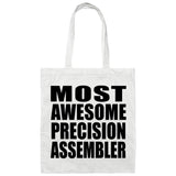 Most Awesome Precision Assembler - Tote Bag White