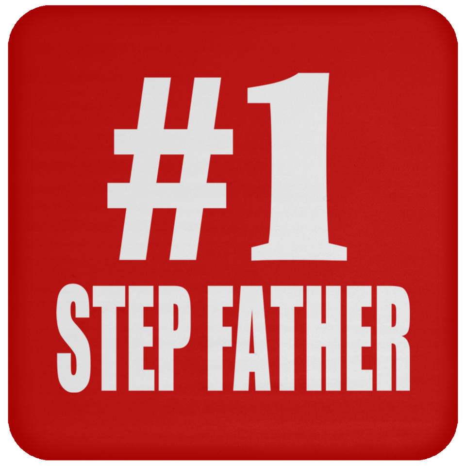 Number One #1 Step Father - Drink Coaster