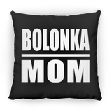 Bolonka Mom - Throw Pillow Black