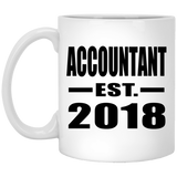 Accountant Established EST. 2018 - 11 Oz Coffee Mug