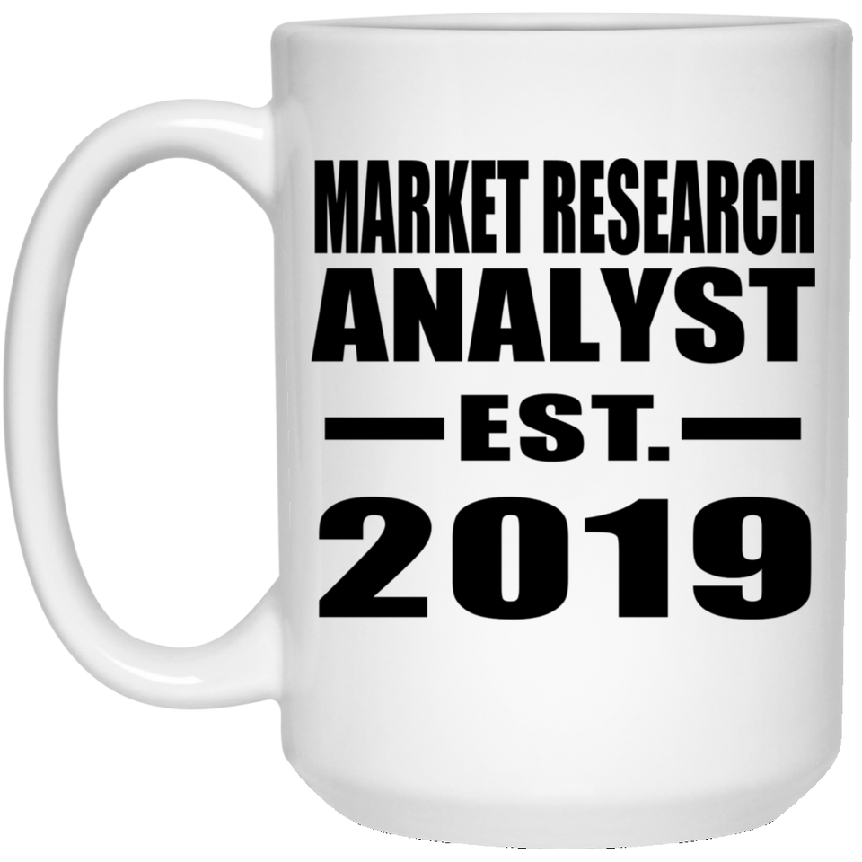Market Research Analyst Established EST. 2019 - 15oz Coffee Mug