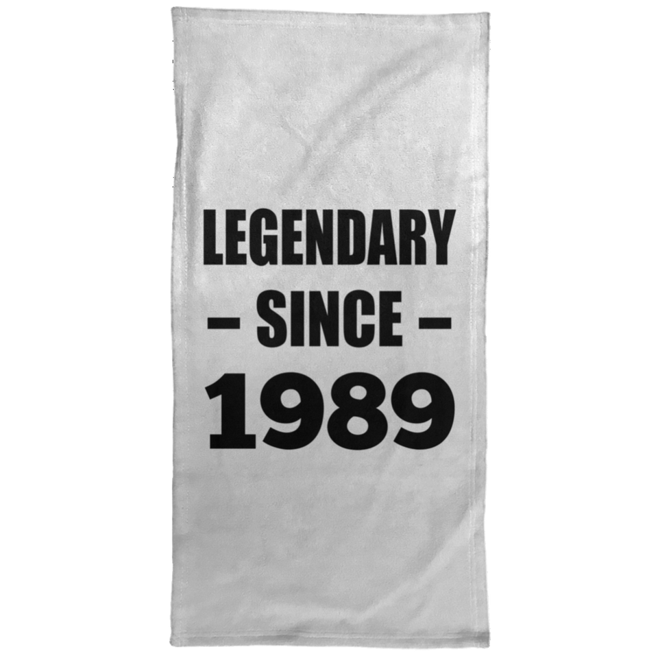 35th Birthday Legendary Since 1989 - Hand Towel