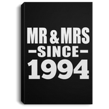 30th Anniversary Mr & Mrs Since 1994 - Canvas Portrait