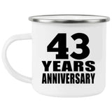 43rd Anniversary 43 Years - 12oz Camping Mug