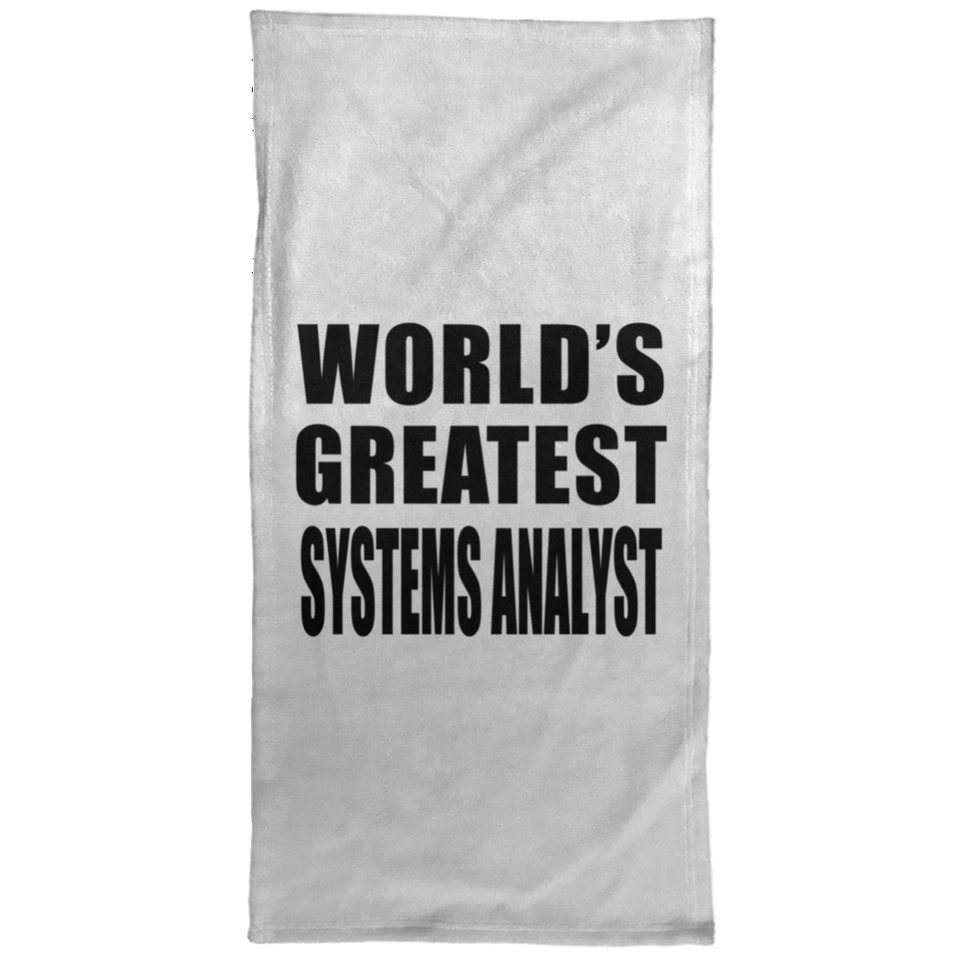 World's Greatest Systems Analyst - Hand Towel