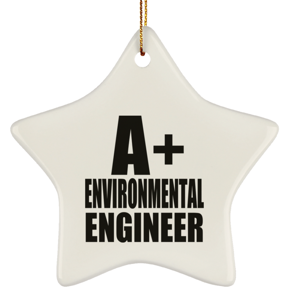 A+ Environmental Engineer - Star Ornament