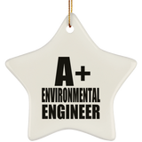 A+ Environmental Engineer - Star Ornament