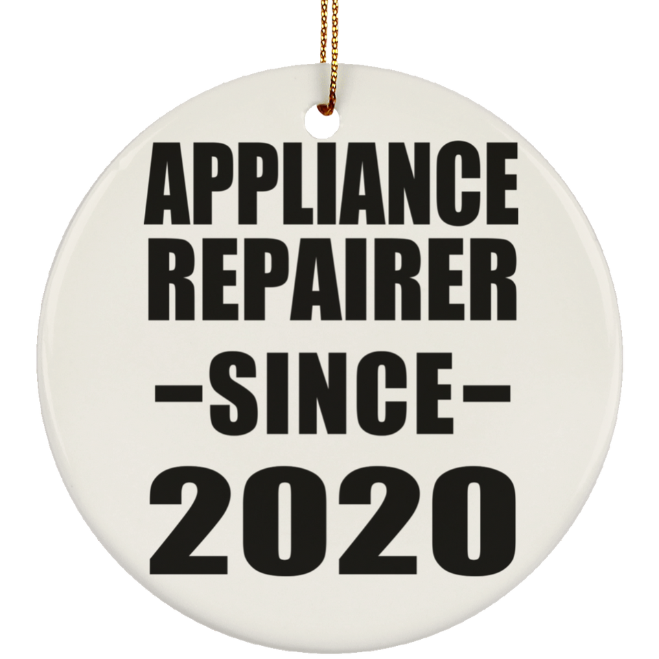 Appliance Repairer Since 2020 - Circle Ornament
