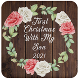 First Christmas With My Son 2021 - Drink Coaster A