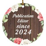 Publication Editor Since 2024 - Circle Ornament A