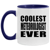 Coolest Meteorologist Ever - 11oz Accent Mug Purple