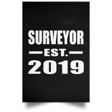 Surveyor Established EST. 2019 - Poster Portrait