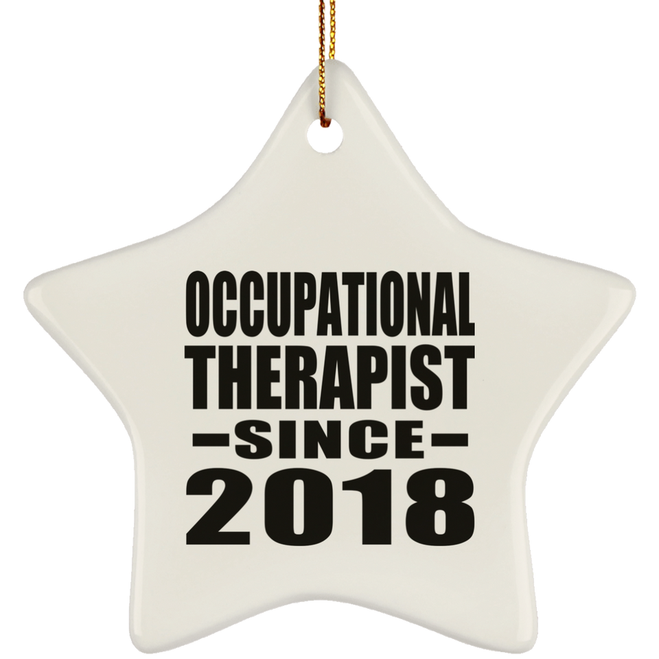 Occupational Therapist Since 2018 - Star Ornament