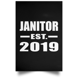 Janitor Established EST. 2019 - Poster Portrait