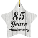 85th Anniversary 85 Years Anniversary - Star Ornament F