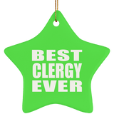 Best Clergy Ever - Star Ornament