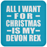 All I Want For Christmas Is My Devon Rex - Coaster