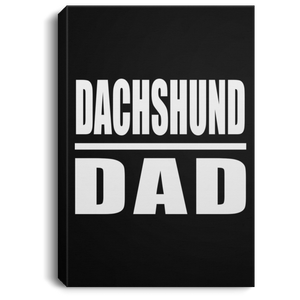 Dachshund Dad - Canvas Portrait