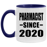 Pharmacist Since 2020 - 11oz Accent Mug Purple
