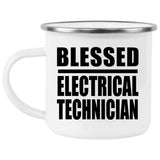 Blessed Electrical Technician - 12oz Camping Mug