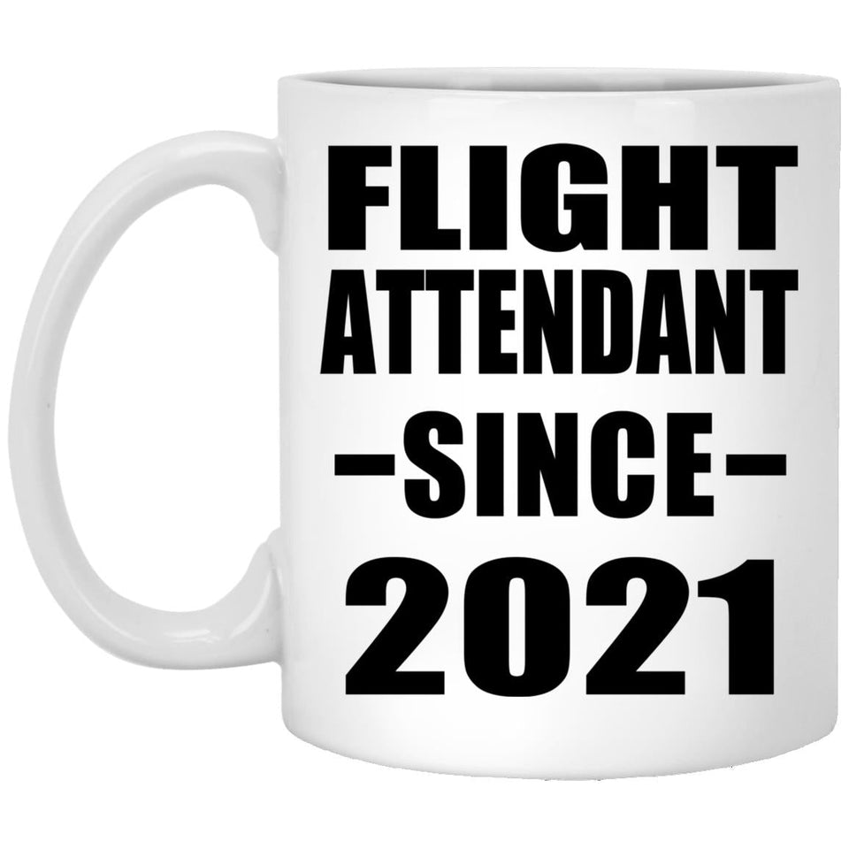 Flight Attendant Since 2021 - 11oz Coffee Mug
