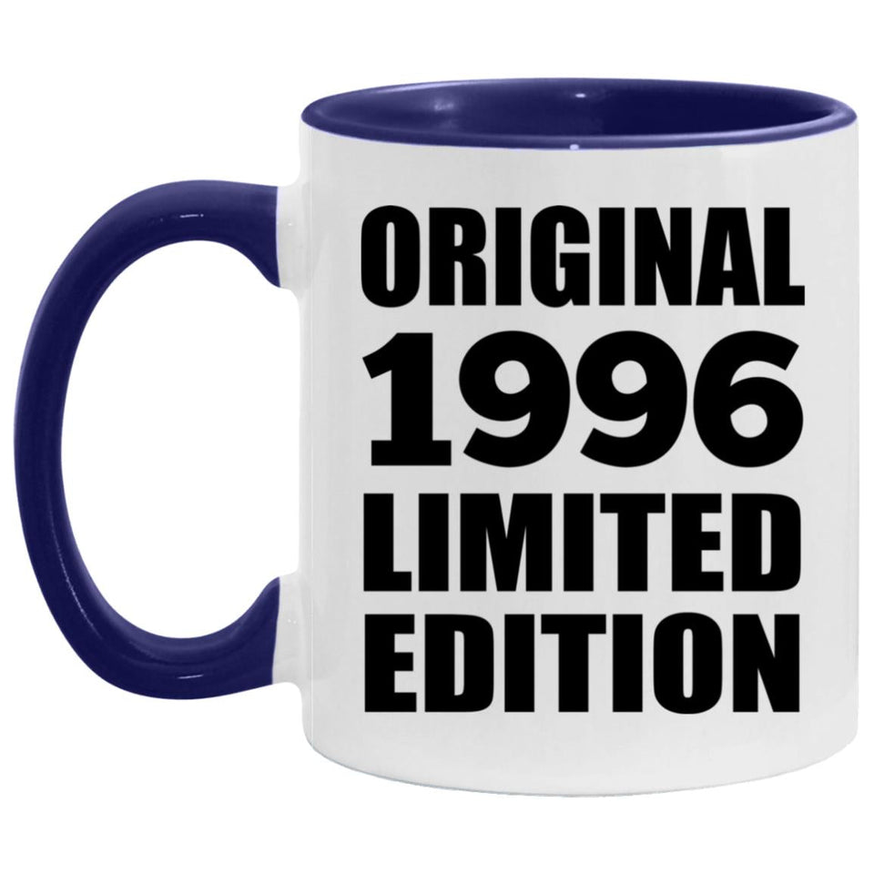 28th Birthday Original 1996 Limited Edition - 11oz Accent Mug Purple