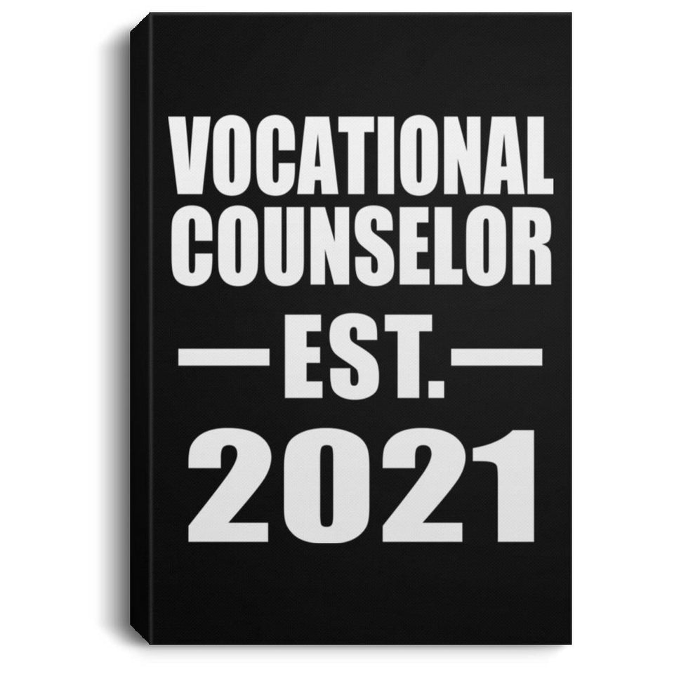 Vocational Counselor Established EST. 2021 - Canvas Portrait