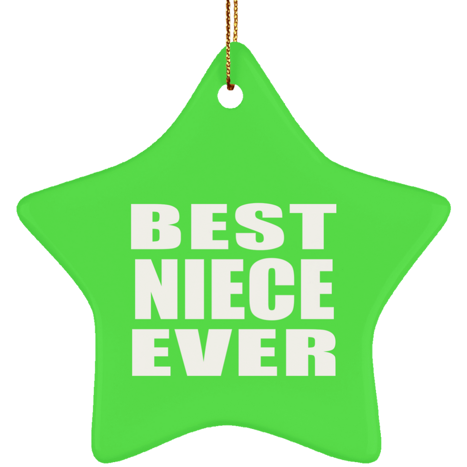 Best Niece Ever - Star Ornament