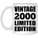 24th Birthday Vintage 2000 Limited Edition - 11oz Coffee Mug