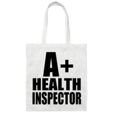 A+ Health Inspector - Tote Bag White