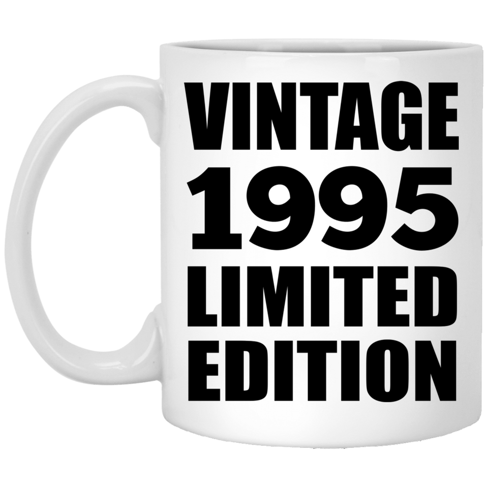 29th Birthday Vintage 1995 Limited Edition - 11oz Coffee Mug