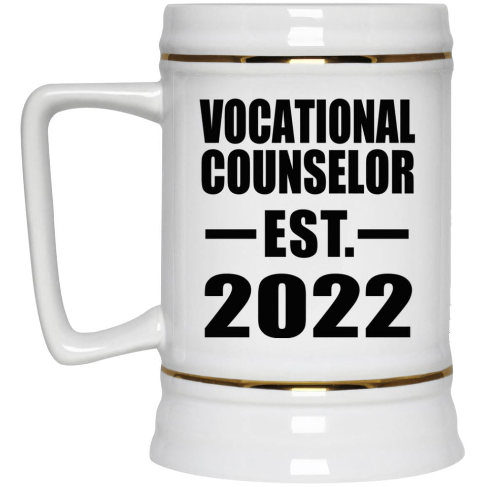 Vocational Counselor Established EST. 2022 - Beer Stein