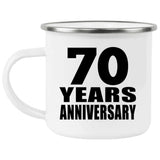 70th Anniversary 70 Years - 12oz Camping Mug