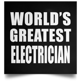 World's Greatest Electrician - Poster Square