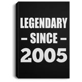 19th Birthday Legendary Since 2005 - Canvas Portrait