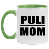 Puli Mom - 11oz Accent Mug Green