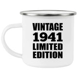 83rd Birthday Vintage 1941 Limited Edition - 12oz Camping Mug