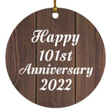 Happy 101st Anniversary 2022 - Circle Ornament D