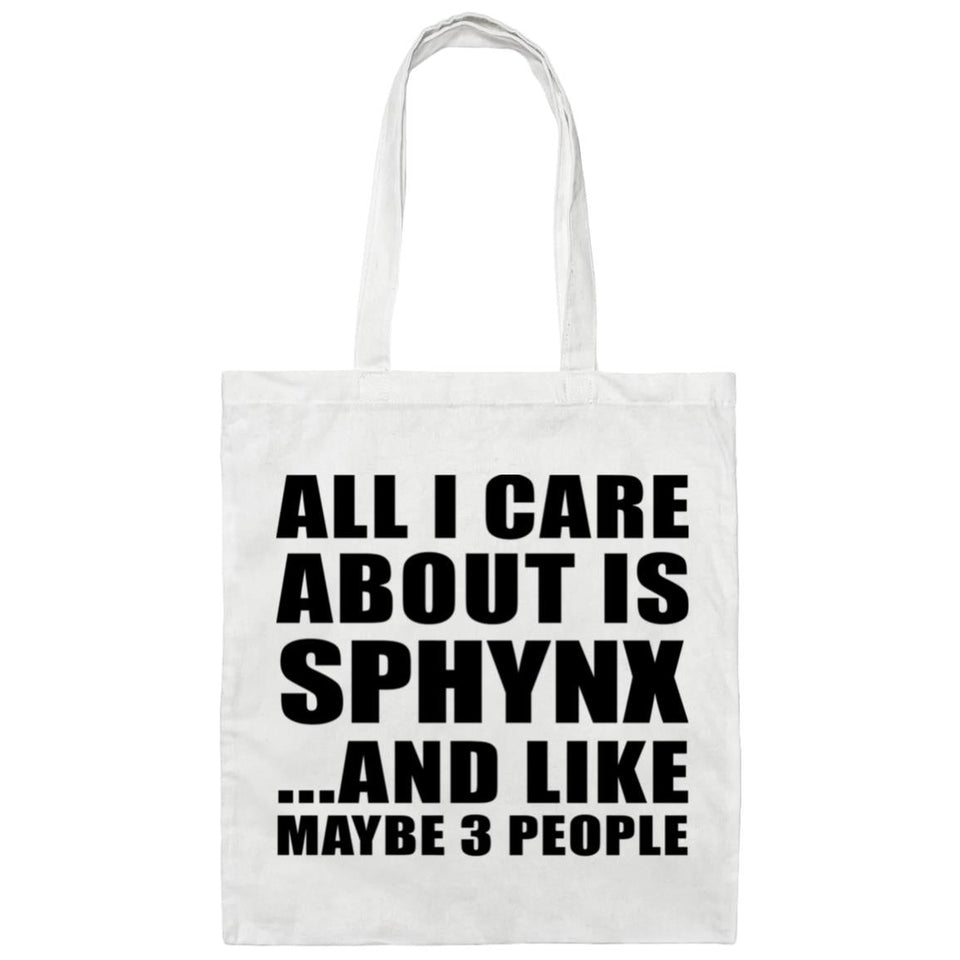 All I Care About Is Sphynx - Tote Bag White