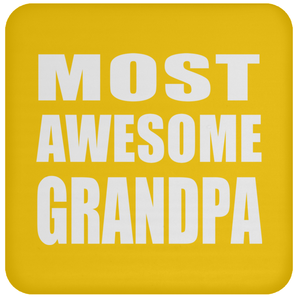 Most Awesome Grandpa - Drink Coaster