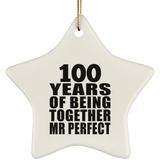 100th Anniversary 100 Years Of Being Mr Perfect - Star Ornament