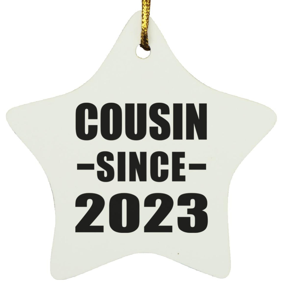 Cousin Since 2023 - Star Ornament