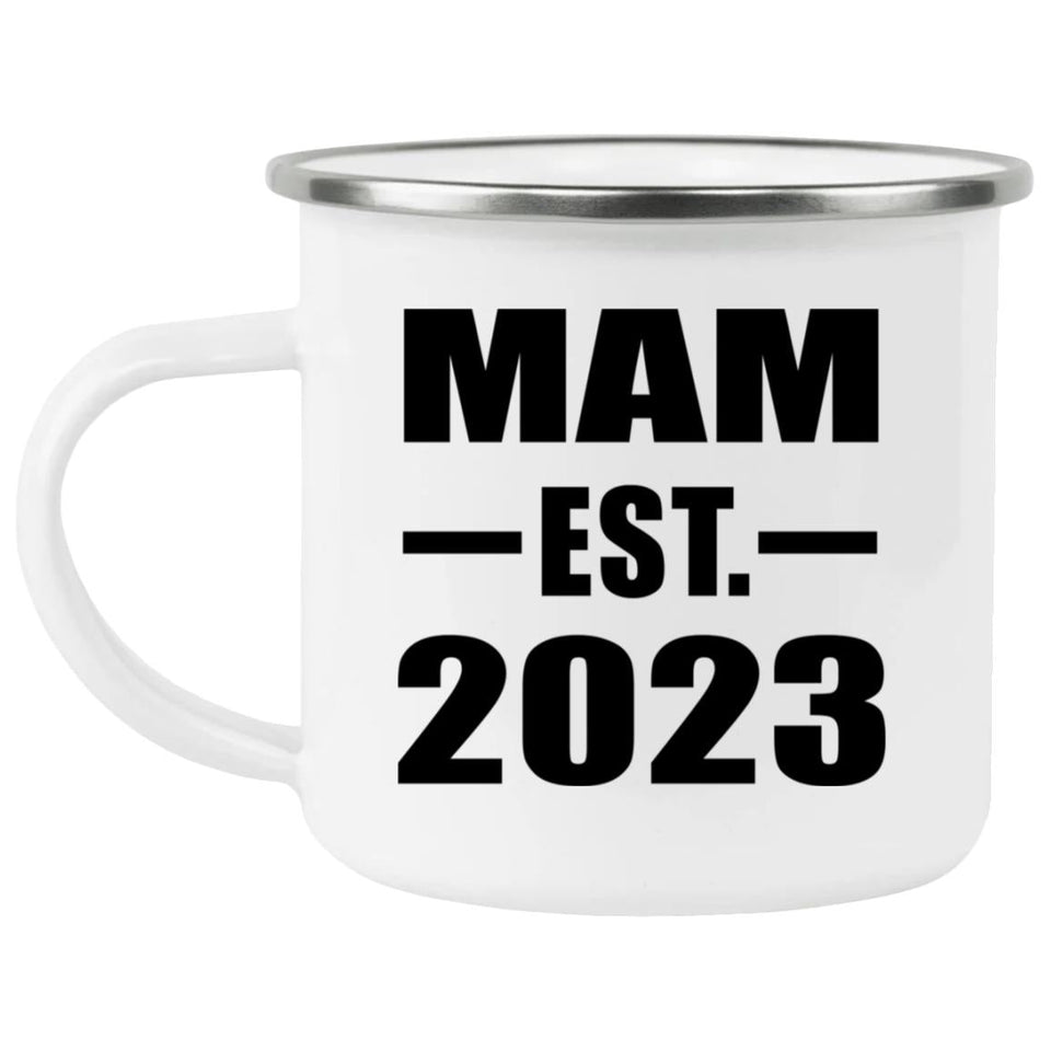 Mam Established EST. 2023 - 12oz Camping Mug
