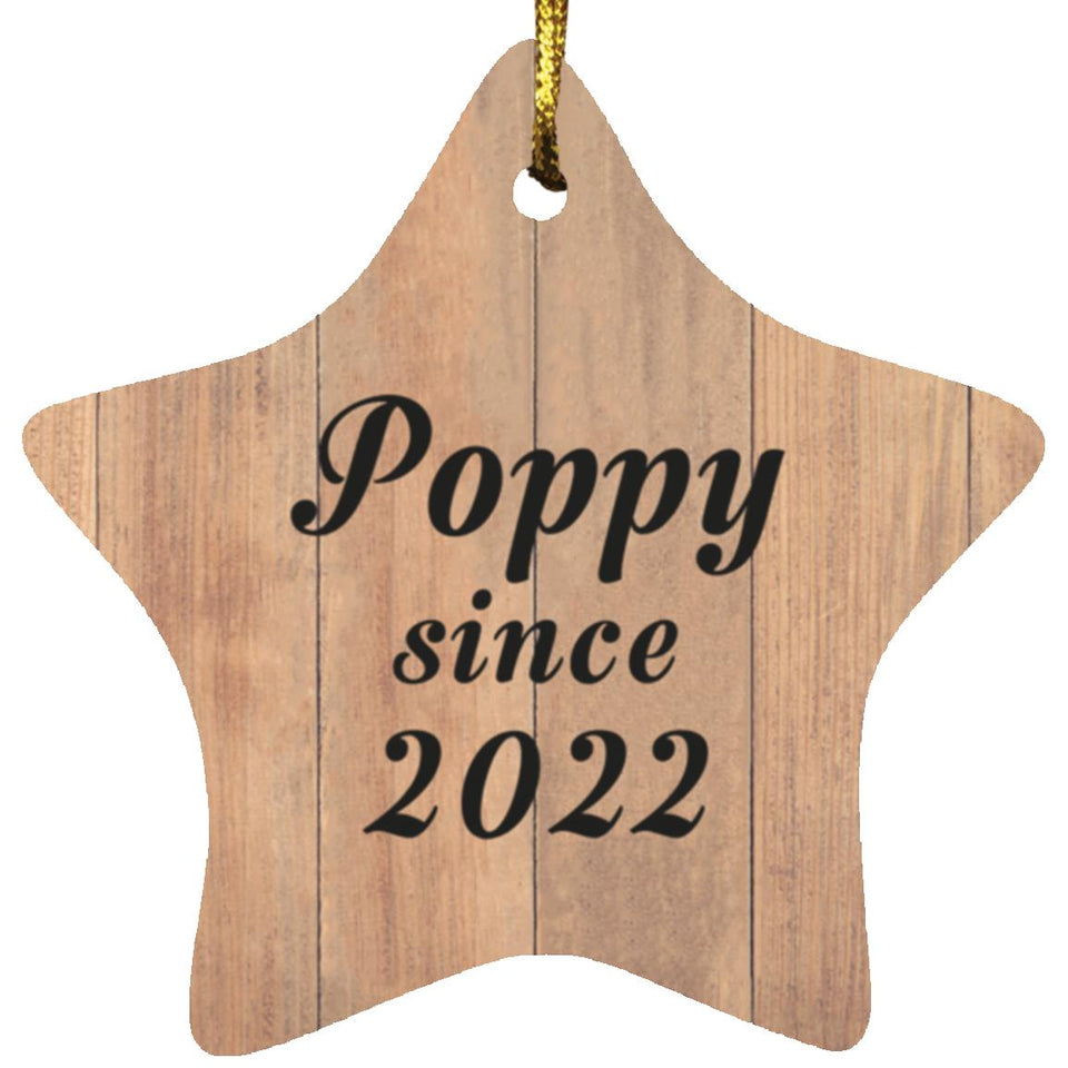 Poppy Since 2022 - Star Ornament C