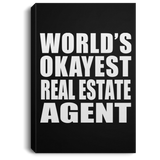 World's Okayest Real Estate Agent - Canvas Portrait