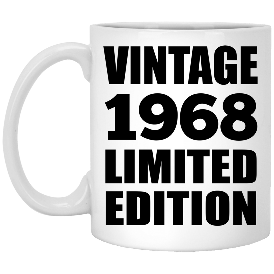 56th Birthday Vintage 1968 Limited Edition - 11oz Coffee Mug