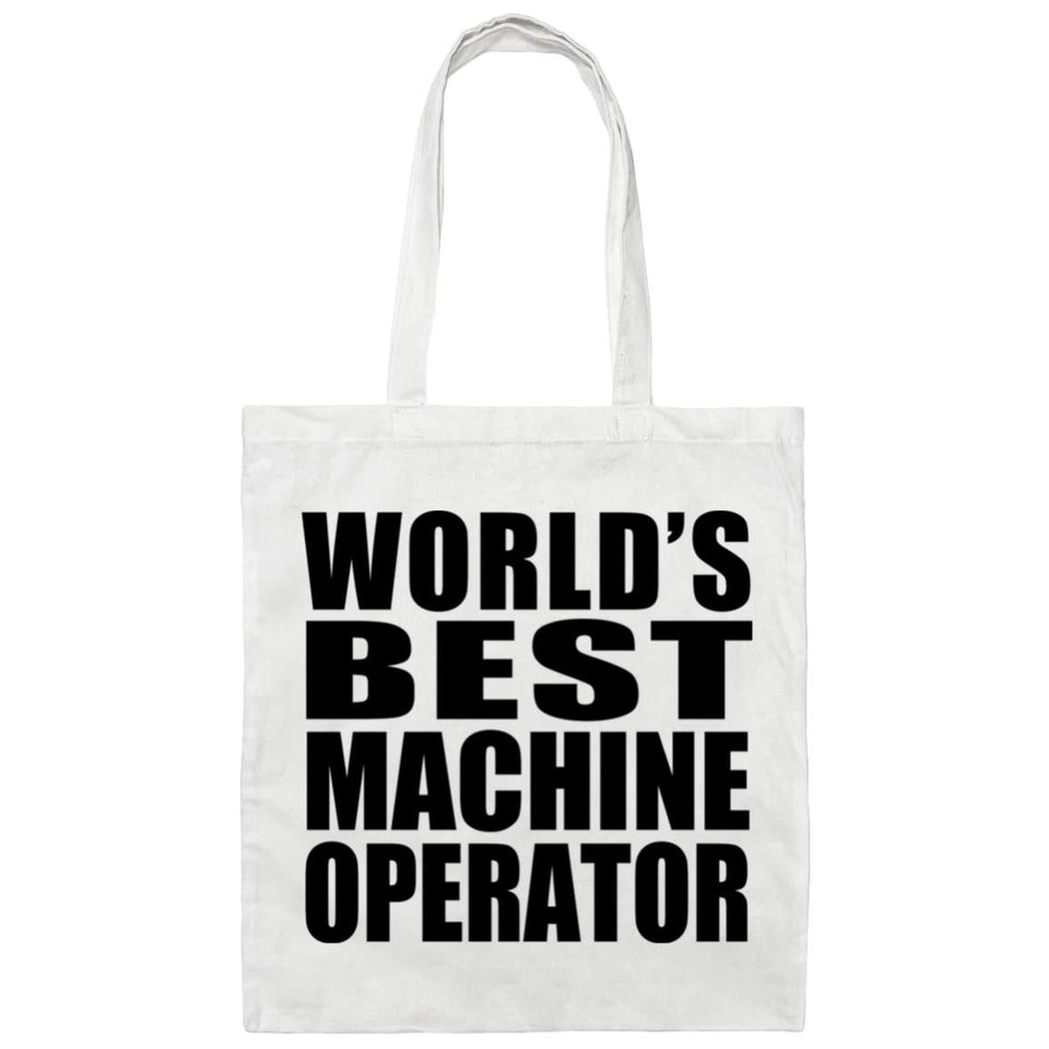 World's Best Machine Operator - Tote Bag White