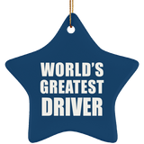 World's Greatest Driver - Star Ornament