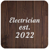 Electrician Established Est. 2022 - Drink Coaster D