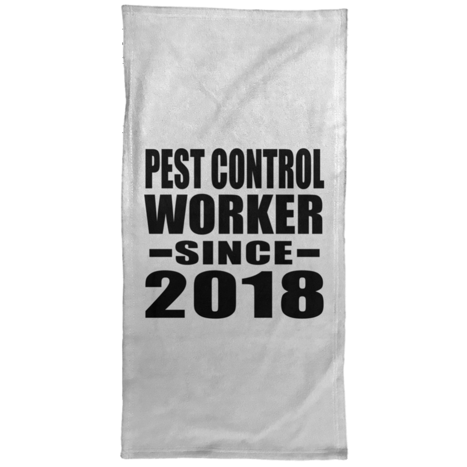 Pest Control Worker Since 2018 - Hand Towel